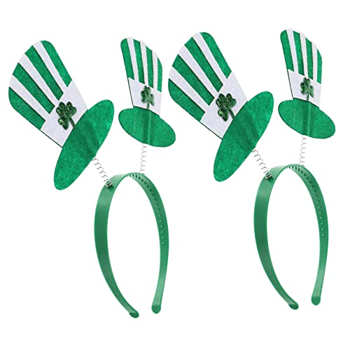 PRETYZOOM 2St Kopfschmuck st patricks day haarschmuck haarreif grün Irish Day Haarband st. Patricks Day Kopfschmuck Gründekor Frauen kleiden Hüte Kopfschmuck für st. Patricks Haarreifen von PRETYZOOM