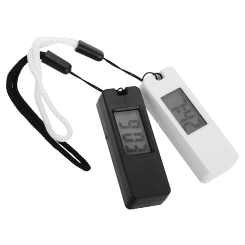 PRETYZOOM 2stücke Taschenuhr Digitale Mini Uhr Schlüsselanhänger Lärm Für Studenten Mit Klarem Display in Bonbonfarben Zu Tragen von PRETYZOOM
