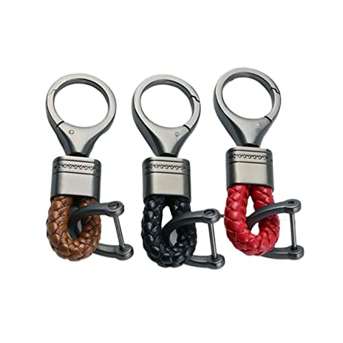 PRETYZOOM 3stücke Gewebter Auto-schlüsselanhänger Schlüsselring Schlüsseldekoration Kleines Geschenk Für Männer Aus Langlebigem Material Einzigartiges Design von PRETYZOOM