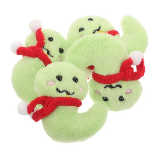 PRETYZOOM 4stücke Plüsch Schlange Brosche Cartoon Tier Nadel Ausgestopft Accessoire Für Kleidung Taschen Hüte Für Frau Junge Mädchen Revers Pullover Mantel Dekorativ von PRETYZOOM