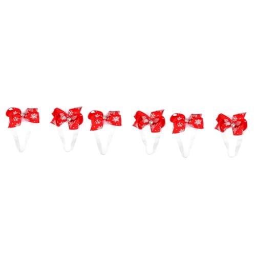 PRETYZOOM 6 Stk Stirnband Haarschmuck Für Den Urlaub Weihnachtskopfbedeckung Schleifenhaarbänder Für Kleinkinder Urlaubskopfschmuck Kinder Haarschleife Gewindeband Niedlich Vertrag Kleine von PRETYZOOM