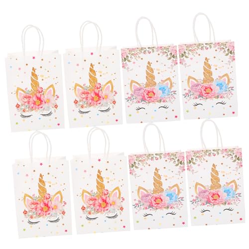 PRETYZOOM 60 STK Tragetasche aus Kraftpapier Lebensmittel Handtasche Papiertragetaschen Kindergeburtstag tüten geburtstagstüten Kinder Vellum Gebäck Container Geschenk Einkaufstasche Mutter von PRETYZOOM