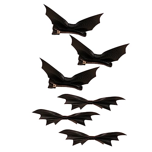 PRETYZOOM 6stücke Halloween Fledermaus Haarschmuck Teiliges Kreative Haarspangen Für Mädchen Party-dekoration Für Halloween-feste Einzigartiges Design Für Einen Attraktiven Look von PRETYZOOM