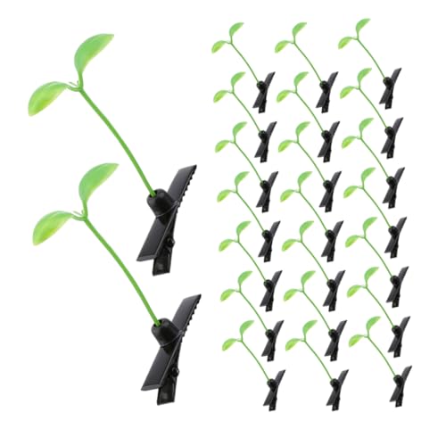 PRETYZOOM 80stücke Bohnensprossen Haarclips Pflanze Haarclips Haarnadel Gras Haarspange Süße Gras Haarteil Für Mädchen Frauen Home Party von PRETYZOOM