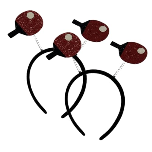 PRETYZOOM Einzigartiges Stirnband Mit Tischtennisschläger Für Sportpartys Für Damen Modischer Look von PRETYZOOM