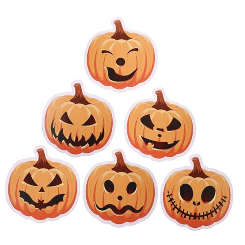 PRETYZOOM Halloween Kürbis Licht Temporäre Tattoos Aufkleber Set Pvc Material Kein Geruch Jungen Und Mädchen Sicher von PRETYZOOM