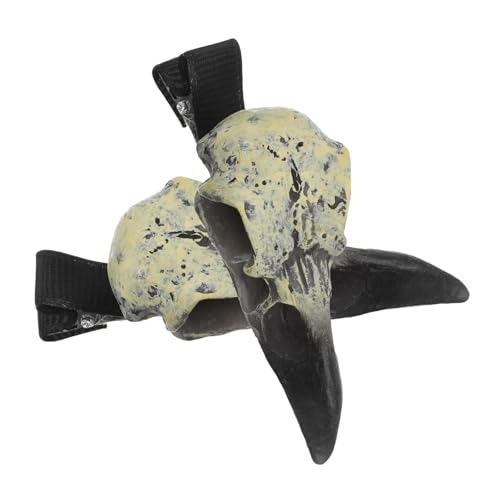PRETYZOOM Halloween -haarnadel Vogelschädel-design Harz- -haarspange Für Cosplay Dekoratives Haar-accessoire Für Partys von PRETYZOOM