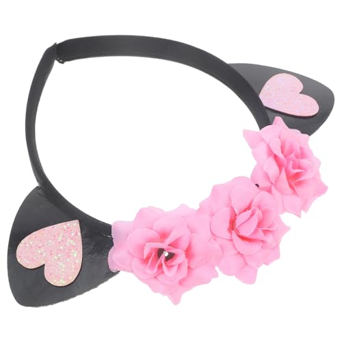 PRETYZOOM Halloween-stirnband mit Katzenohren für Damen Kopfbedeckung mit Katzenohren Bequem Glatt Modisches und Bezauberndes Accessoire für Cosplay und Party von PRETYZOOM