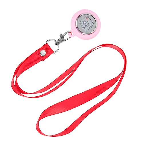 PRETYZOOM Krankenschwester Uhr Herren Taschenuhr Medizinische Taschenuhr Digitale Taschenuhr Leuchtende Arztuhr Glow-Accessoires Arzttaschenuhr Geschenk Anschauen Legierung Fräulein Brustuhr von PRETYZOOM