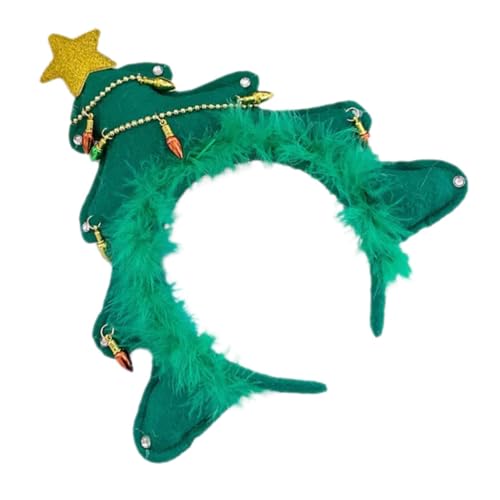 PRETYZOOM Weihnachts-glitzer-stirnband Weihnachts-leuchtbaum-stirnband Stirnband Für Die Weihnachtsfeier Weihnachtsstirnbänder Für Frauen Festliches Lustige Stk Kleidung Weihnachtsbaum Damen von PRETYZOOM