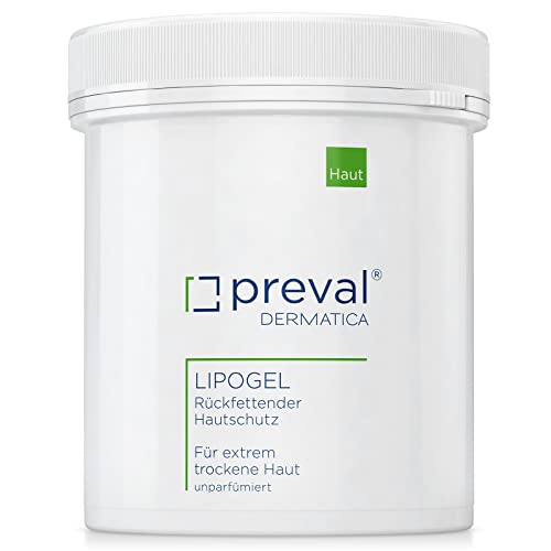 preval® LIPOGEL | Handcreme 400 g | Rückfettender Haut- und Kälteschutz für extrem trockene Haut von Preval