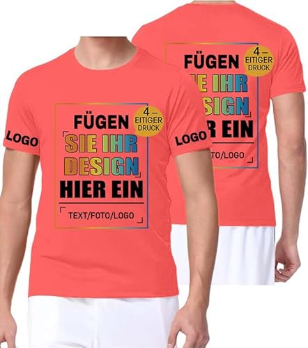 PRFELMG T Shirt Bedrucken für Herren Frauen,T-Shirt selbst gestalten,Personalisiertes Tshirt Fügen Sie Ihr Abzeichen/Text/Bild hinzu, Firmen-Events PRFELMG T Shirt Bedrucken für Herren Frauen,T-Shirt selbst gestalten,Personalisiertes Tshirt Fügen Sie Ihr Abzeichen/Text/Bild hinzu, Firmen-Events von PRFELMG