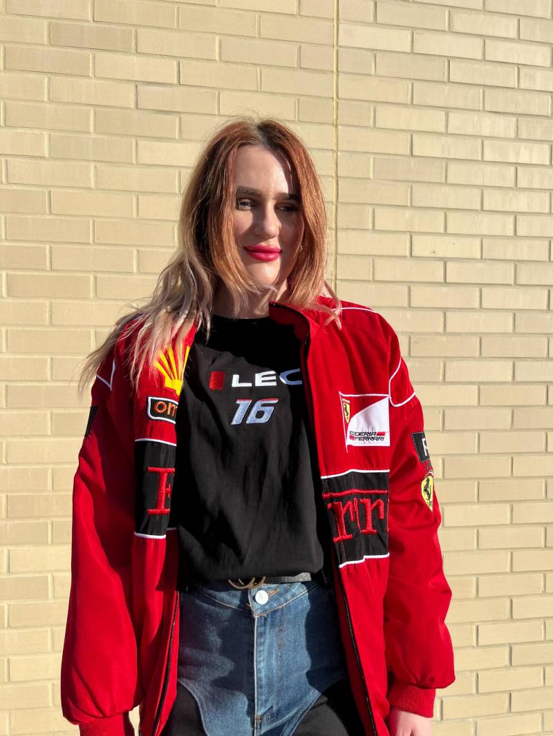 F1 T-Shirt Mit Aufgesticktem Fahrerkürzel F1 T-Shirt Mit Aufgesticktem Fahrerkürzel von PRGCLOSET