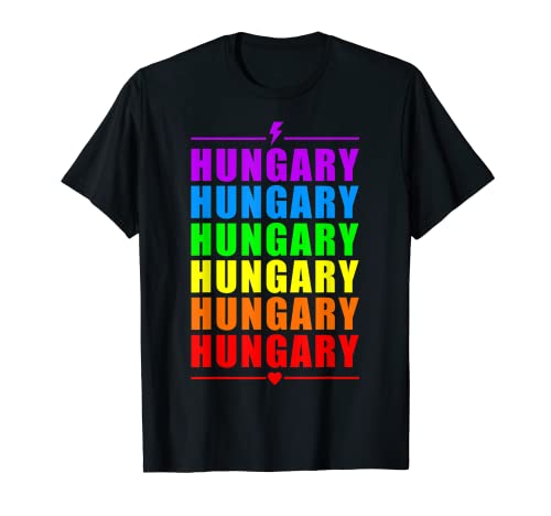 PRIDE RAINBOW UNGARN REGENBOGEN LGBT FLAGGE DAMEN HERREN T-Shirt PRIDE RAINBOW UNGARN REGENBOGEN LGBT FLAGGE DAMEN HERREN T-Shirt von PRIDE RAINBOW UNGARN LGBT REGENBOGEN FLAGGE SHIRT