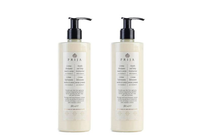 PRIJA Bodylotion PRIJA Hand & Körperlotion mit Vitamin E & Sheabutter, 2-tlg. von PRIJA