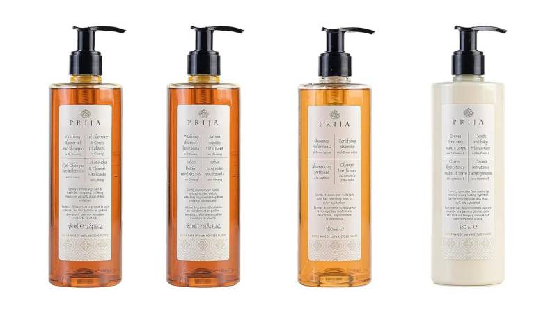 PRIJA Körperpflegemittel PRIJA SET Seife / Haut & Haarshampoo / Bodylotion / Aufbaushampoo von PRIJA