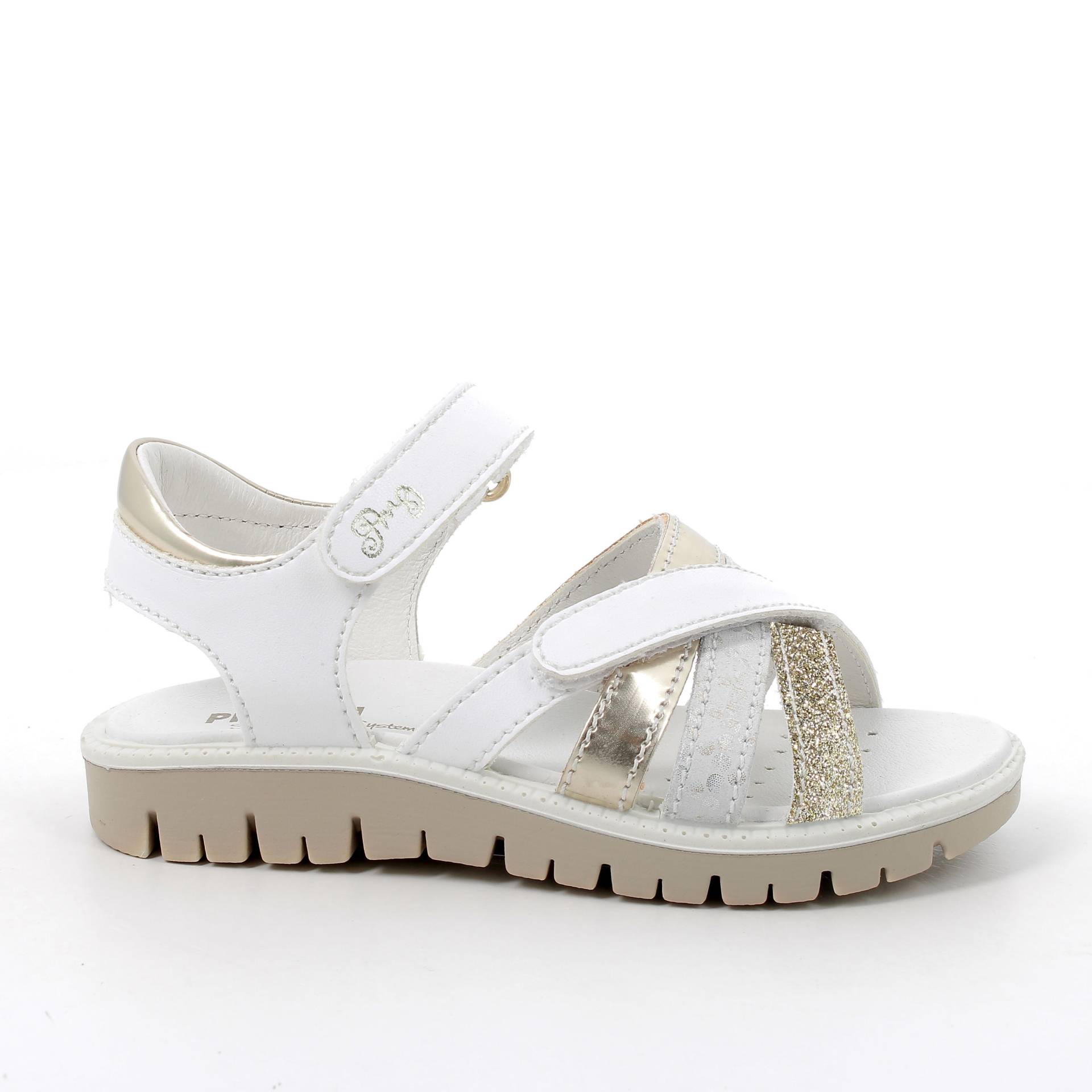 PAX 58902 SYNTHETISCHES LEDER- WEISS-PLATIN - Gr. - 31 von PRIMIGI