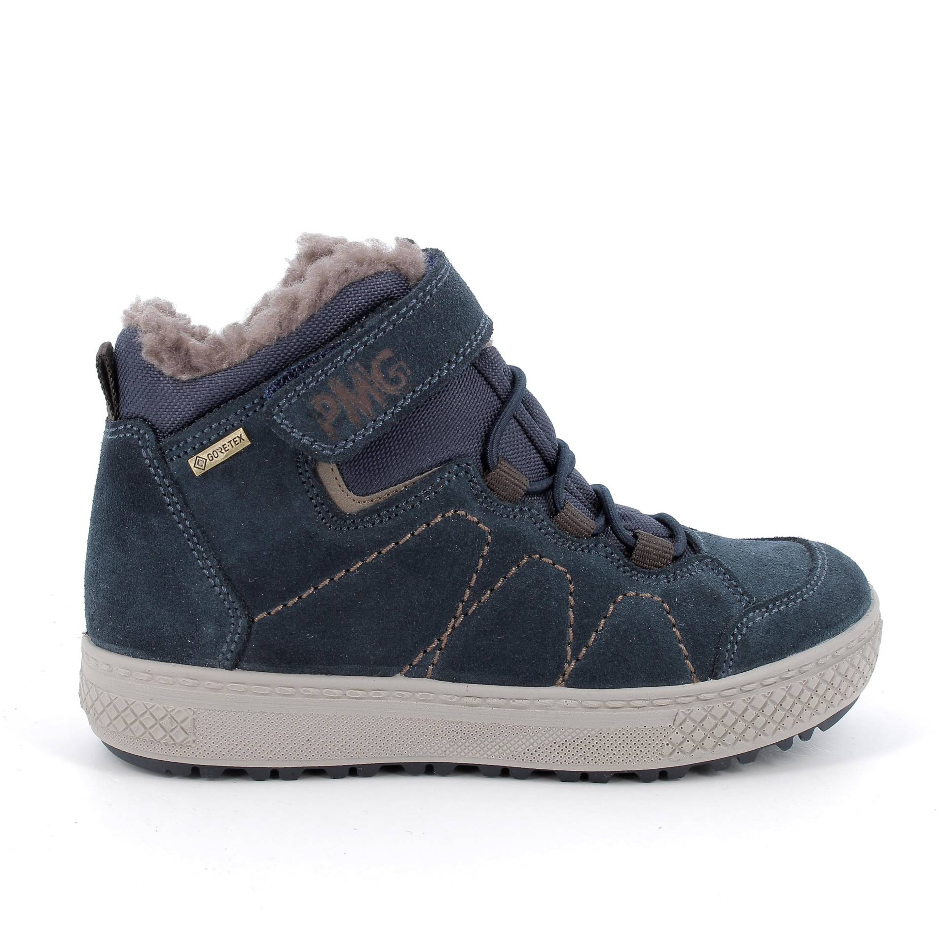 PBYGT 48870 VELOURSLEDER-TEXTI NAVY-DUNKELBLAU - Gr. - 33 von PRIMIGI