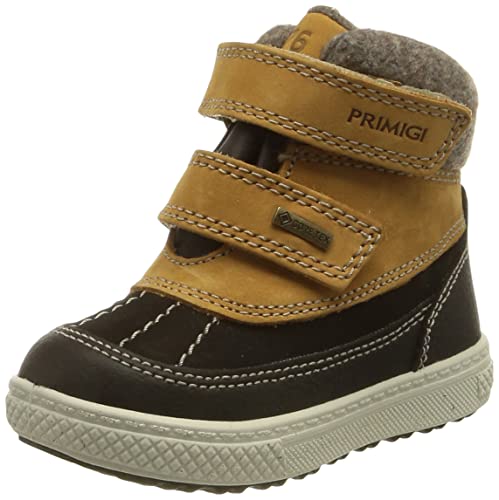 PRIMIGI Baby-Jungen Pbzgt 83579 Stiefelette, Senape/NER/NER, 21 EU von PRIMIGI