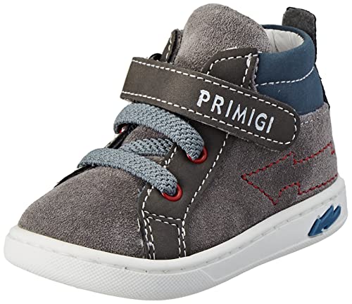 Primigi Baby - Jungen Plk 84034 Sneaker, GRIGIO/ANTRACITE, 18 EU von PRIMIGI