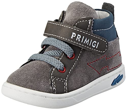 Primigi Baby - Jungen Plk 84034 Sneaker, GRIGIO/ANTRACITE, 19 EU von PRIMIGI