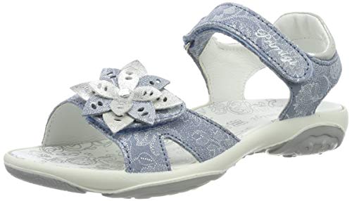 PRIMIGI Baby Mädchen PBR 33892 Sandalen, Blau (Avio/Argento 3389211), 26 EU von PRIMIGI