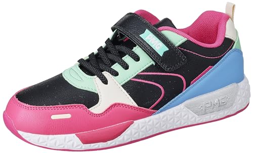 Primigi Damen B&G Mega Krippenschuh, Schwarz Fuchsia Aqua, 34 EU von PRIMIGI