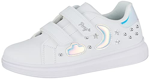 Primigi Damen B&g Tween Gymnastikschuh, Weiß Silber 1, 39 EU von PRIMIGI