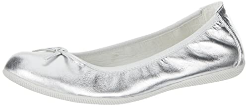 Primigi Mädchen Fantasy Flat Mary Jane Schuh, Silber/schwarz, 34 EU von PRIMIGI