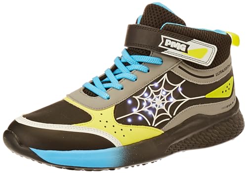 Primigi Herren B&g Infinity Light Krippenschuh, Schwarz/Gelb Fluo, 34 EU von PRIMIGI