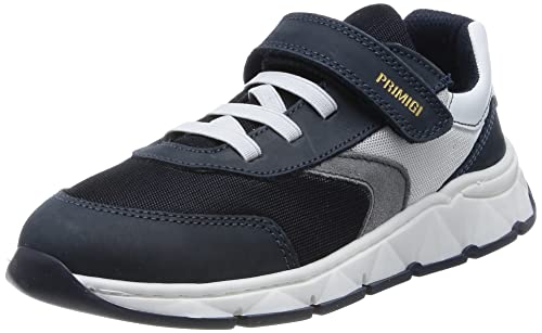 Primigi Jungen Falcon Gymnastikschuh, Blau Weiß, 35 EU von PRIMIGI