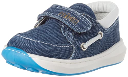 Primigi Jungen Baby Float Gymnastikschuh, BLU-Bianco, 17 EU von PRIMIGI