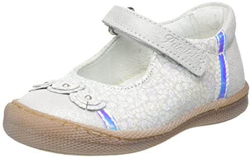 Primigi Jungen Mädchen Sport TRE.femm. Mary Jane Schuh, Weiß Iridescent Silber, 24 EU von PRIMIGI