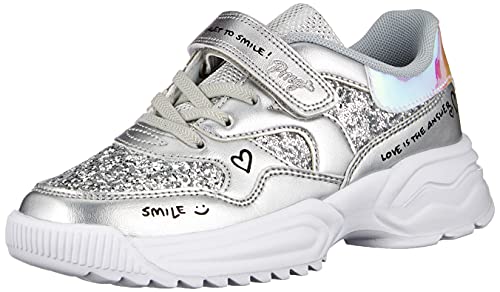 PRIMIGI M dchen Pds 74574 Sneaker, Argento, 29 EU von PRIMIGI