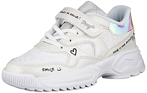 PRIMIGI M dchen Pds 74574 Sneaker, Bianco, 31 EU von PRIMIGI