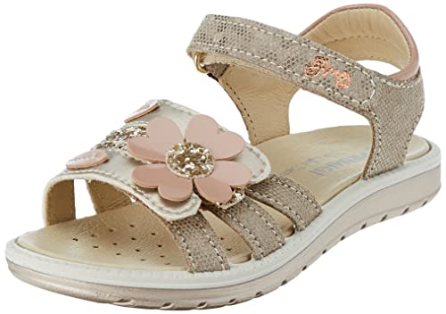 PRIMIGI Mädchen Alanis Sandale, Beige mit Perlmutt, 25 EU von PRIMIGI