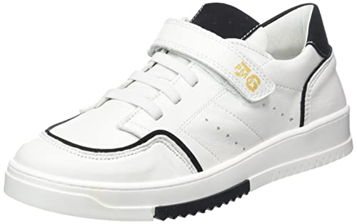 Primigi Unisex Ped 19275 Sneaker, Bianco/Nero, 39 EU von PRIMIGI