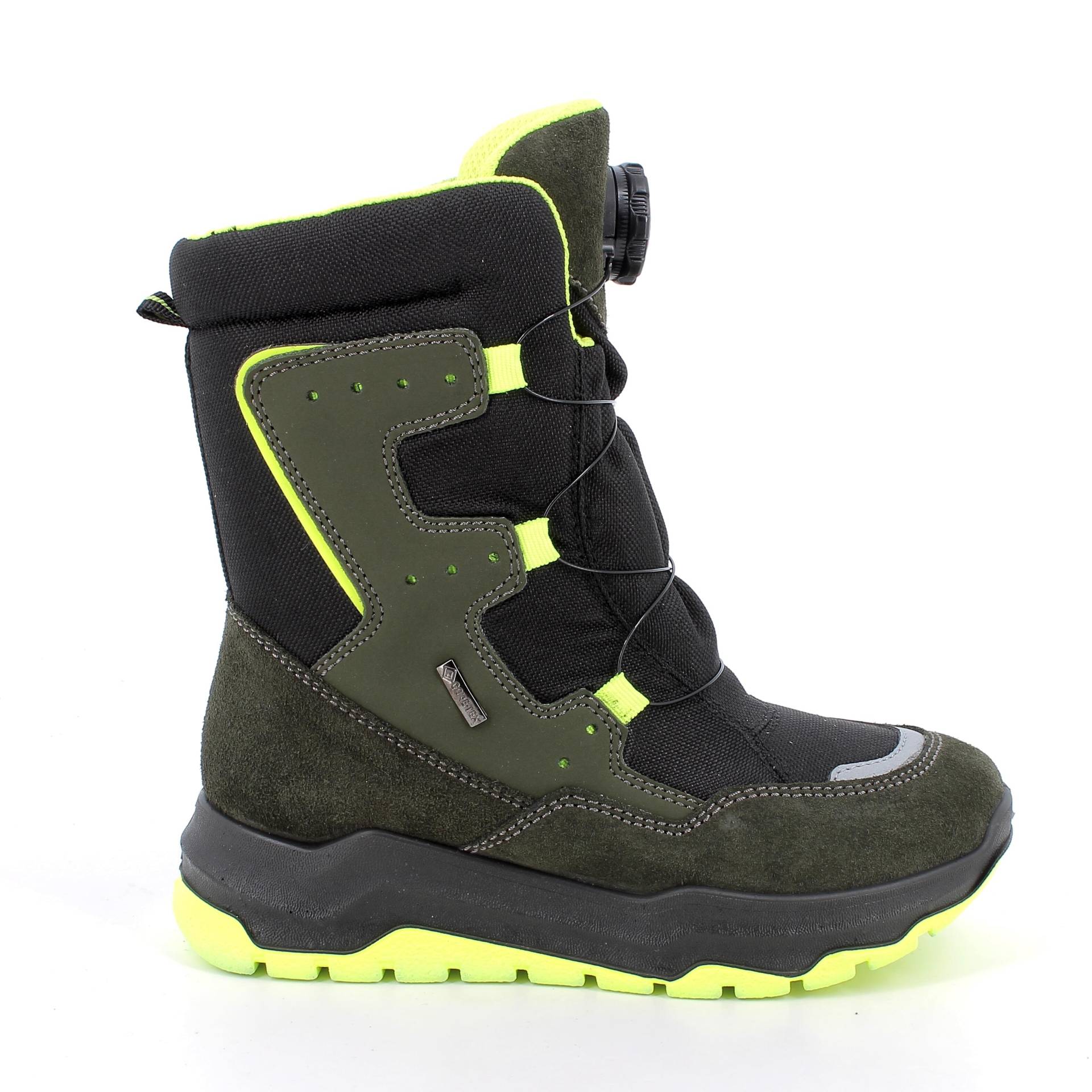 PUCGT 88952 VELOURSLEDER-TEXTI DUNKEGRÜN-SCHWA - Gr. - 32 von PRIMIGI