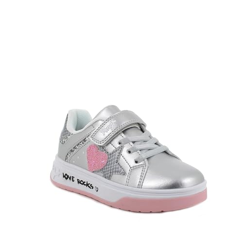 Primigi Damen B&G Glam Krippenschuh, Silber, Rosa, 34 EU von PRIMIGI