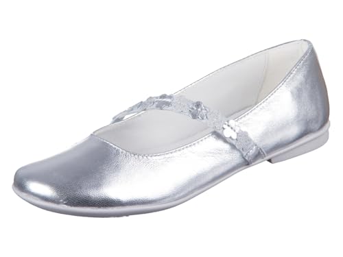 Primigi Damen Fantasy Party Ballerinas, Silber/schwarz, 34 EU Primigi Damen Fantasy Party Ballerinas, Silber/schwarz, 34 EU von PRIMIGI