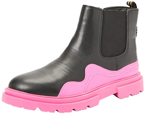 Primigi Damen Girl Camden Stiefelette, Schwarz Fuchsia, 37 EU von PRIMIGI