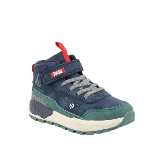 Primigi Herren B&G Storm Sneaker, Marineblau Grün, 38 EU von PRIMIGI