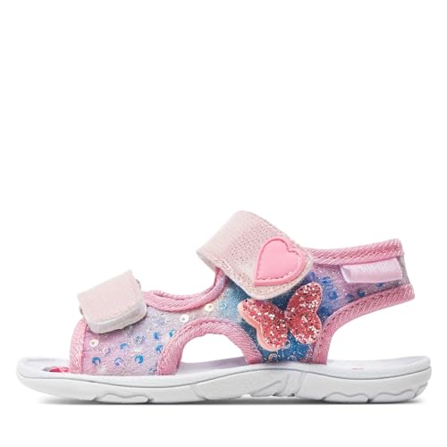 Primigi Jungen Mädchen Baby Funky Sand Sportsandale, Rosa schillernde Wolke, 21 EU von PRIMIGI