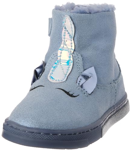 Primigi Jungen Mädchen Baby Stiefelette, Celeste Glitter, 29 EU Schmal von PRIMIGI