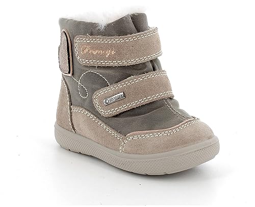 Primigi Jungen Mädchen Snorky GTX Stiefelette, Beige Dunkelbeige, 25 EU von PRIMIGI