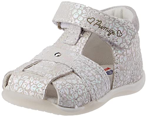 Primigi Mädchen Baby Spritz Sandale, Weiß Iridescent, 20 EU von PRIMIGI