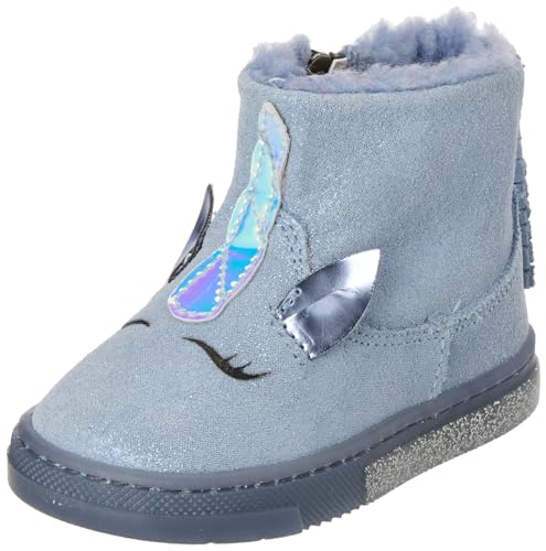 Primigi Mädchen Baby Stiefelette, Celeste Glitter, 20 EU Schmal von PRIMIGI