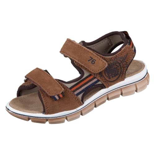 Primigi Tevez, Herren-Sandalen, Leder-Dunkelbeige, 34 EU, Leder Dunkelbeige, 34 EU von PRIMIGI