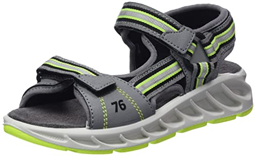 Primigi Unisex Pon 18915 Sandale, NERO/NE-NE-G.FL, 38 EU von PRIMIGI