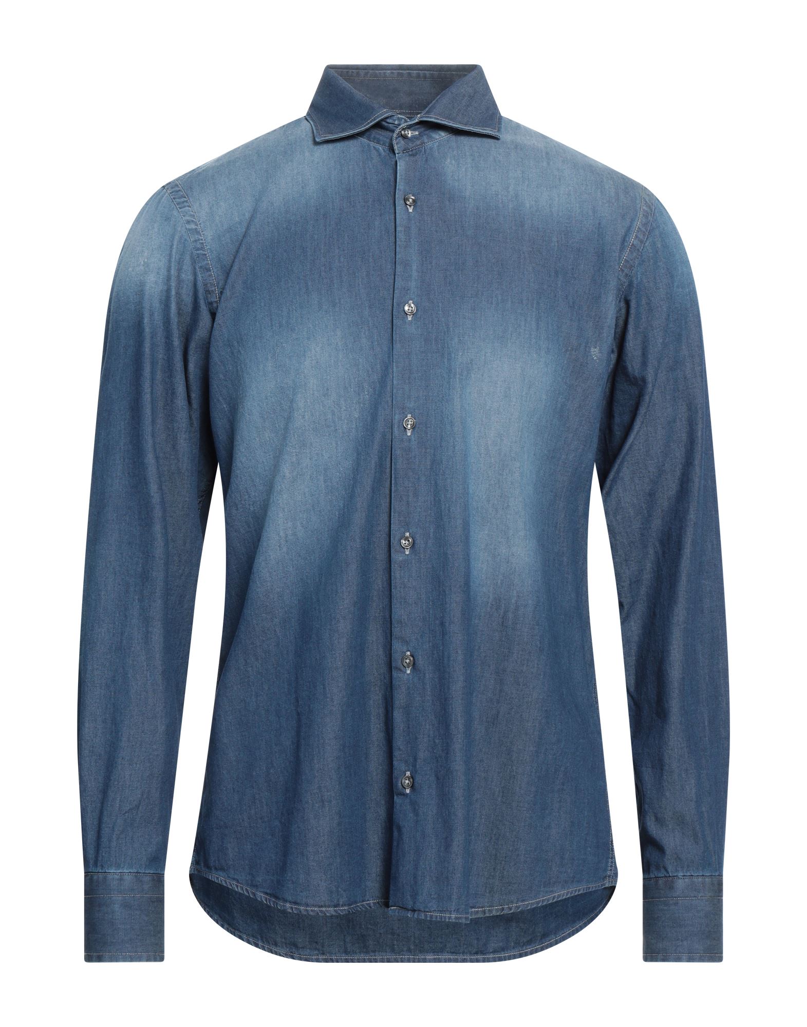 PRIMO EMPORIO Jeanshemd Herren Blau von PRIMO EMPORIO